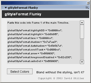 gStyleFormat Flunky